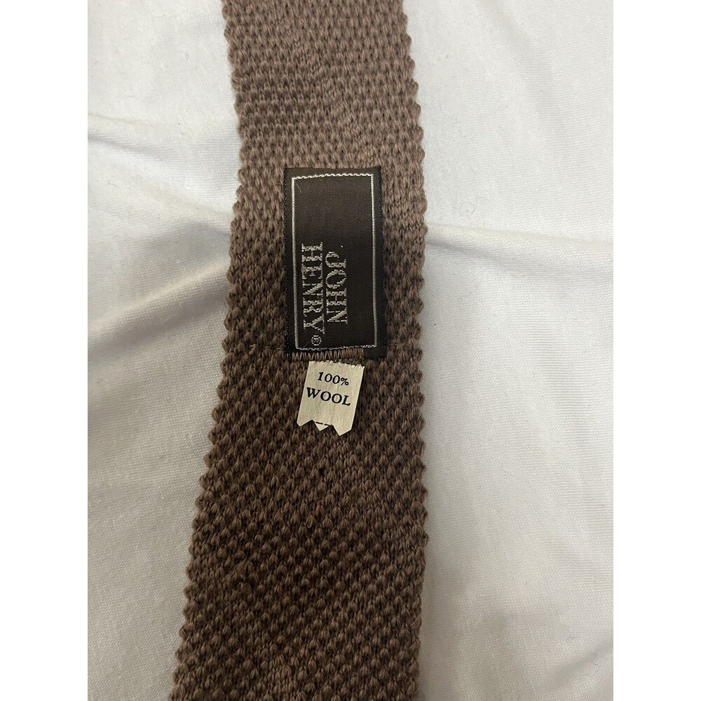 John Henry Men Necktie 100% Wool